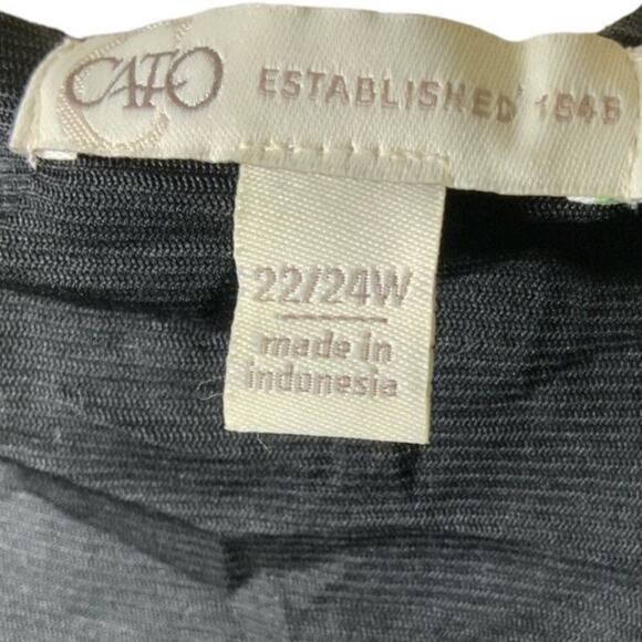 Cato Belted Tunic Dress Womens Plus Size 22/24W Stretch Asym Hem Office Casual - Picture 10 of 11